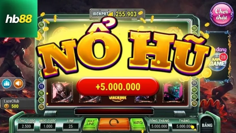 Nổ Hũ HB88 - Bí Quyết Chiến Thắng Lớn Với Các Vòng Quay 2 Các loại hình Nổ Hũ HB88